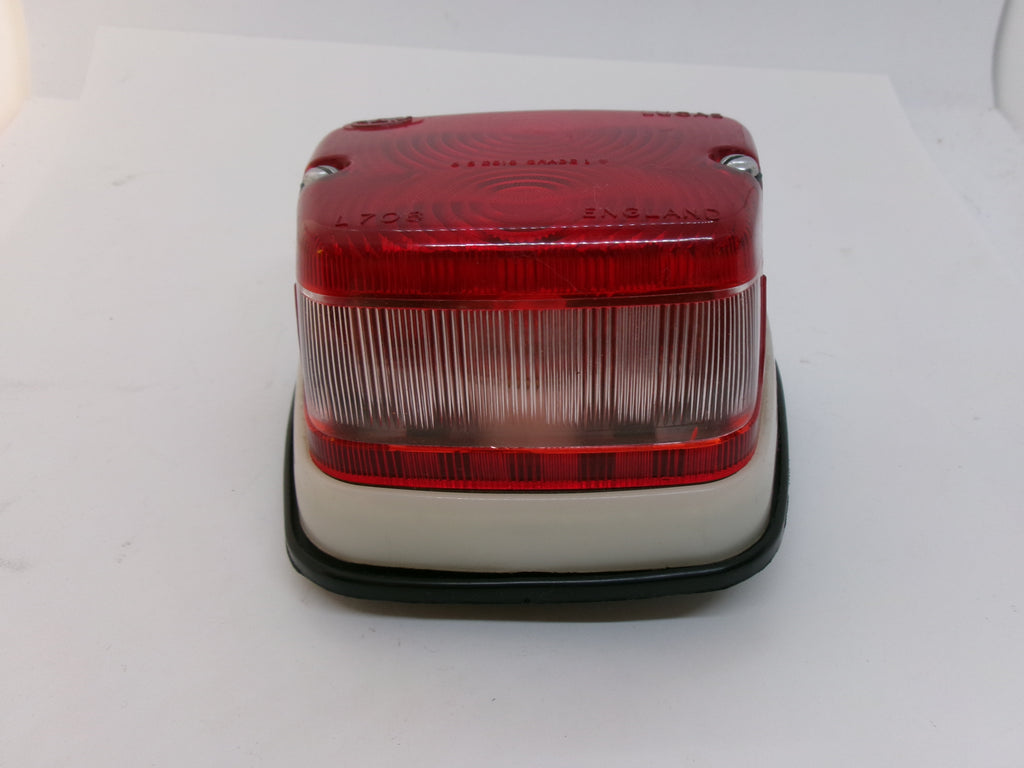 NOS Lucas Tail Light Assembly Red/Clear L708 for Scammell AEC Guy Trucks