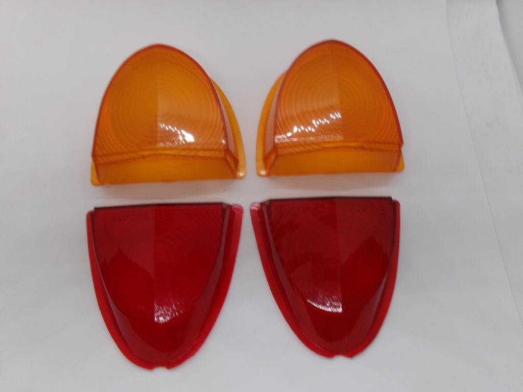 NOS Lucas Lenses SET Rear Tail Lights  L620 x 4 for Rover P5B