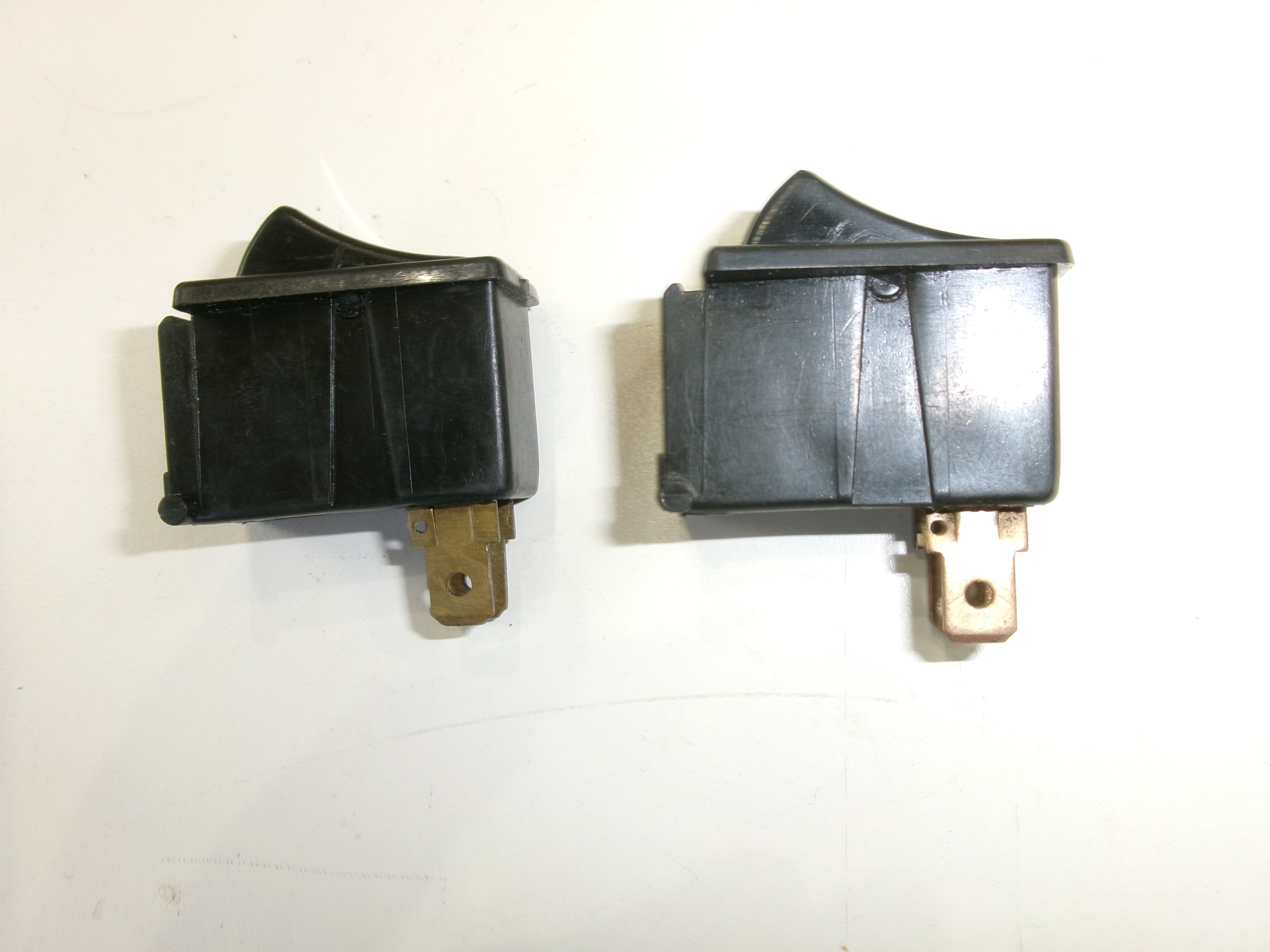 NOS 39281 Black Rocker Dash Switches x 2