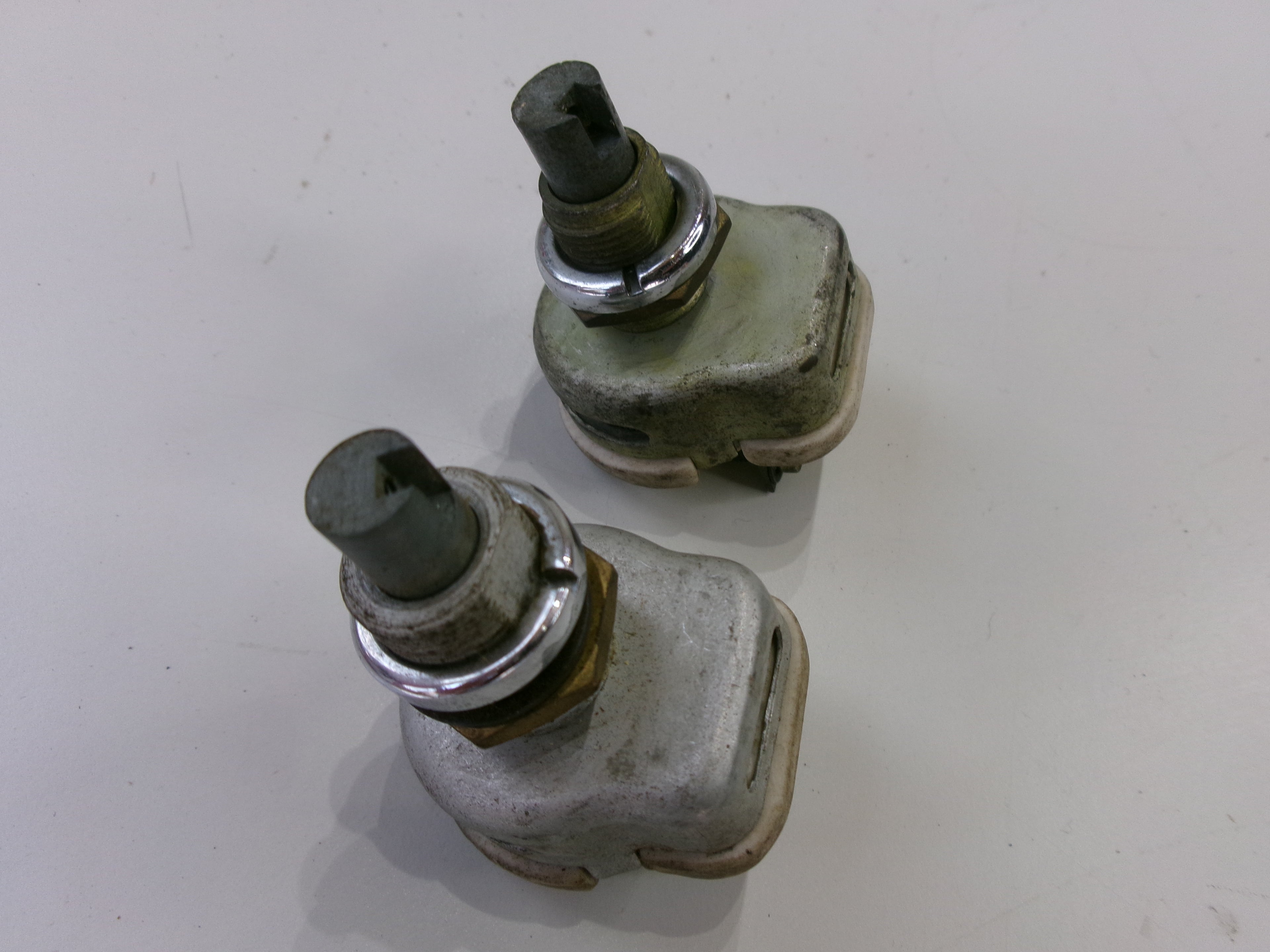 NOS Pair Lucas Rheostat 78218 Panel 78262 Heater Switches Jaguar XK, Healey