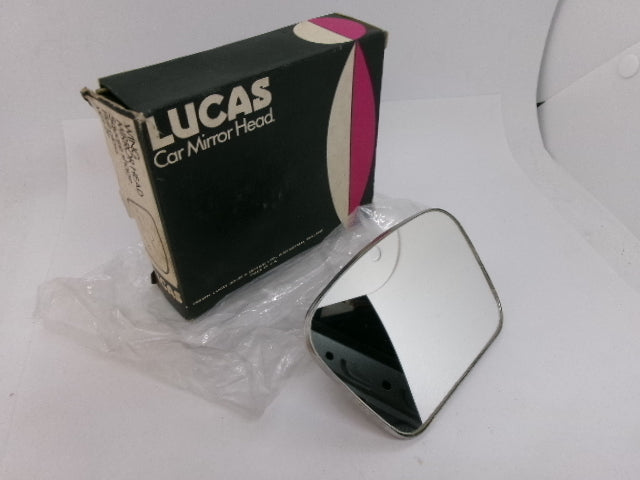 NOS Lucas 6084037 Rectangular FLAT wing side mirror head MH2F