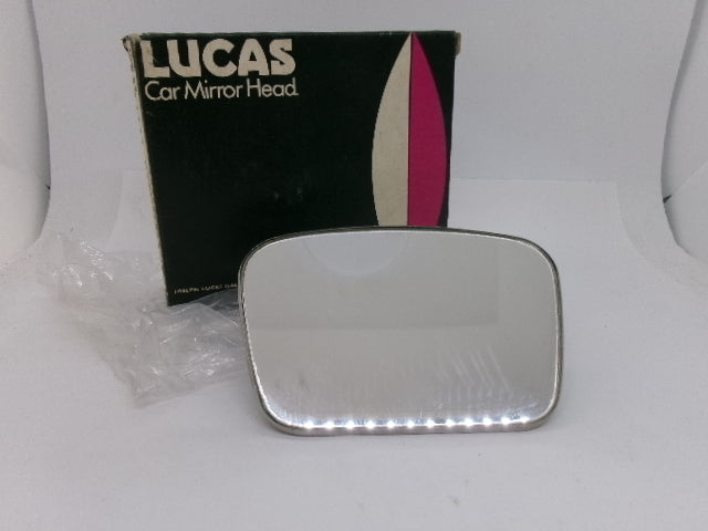 NOS Lucas 6084037 Rectangular FLAT wing side mirror head MH2F