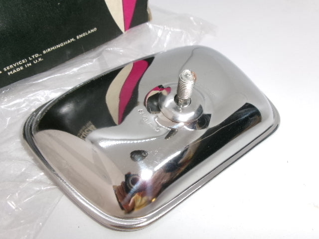 NOS Lucas 6084037 Rectangular FLAT wing side mirror head MH2F