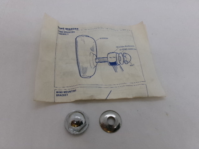 NOS Lucas 6084037 Rectangular FLAT wing side mirror head MH2F