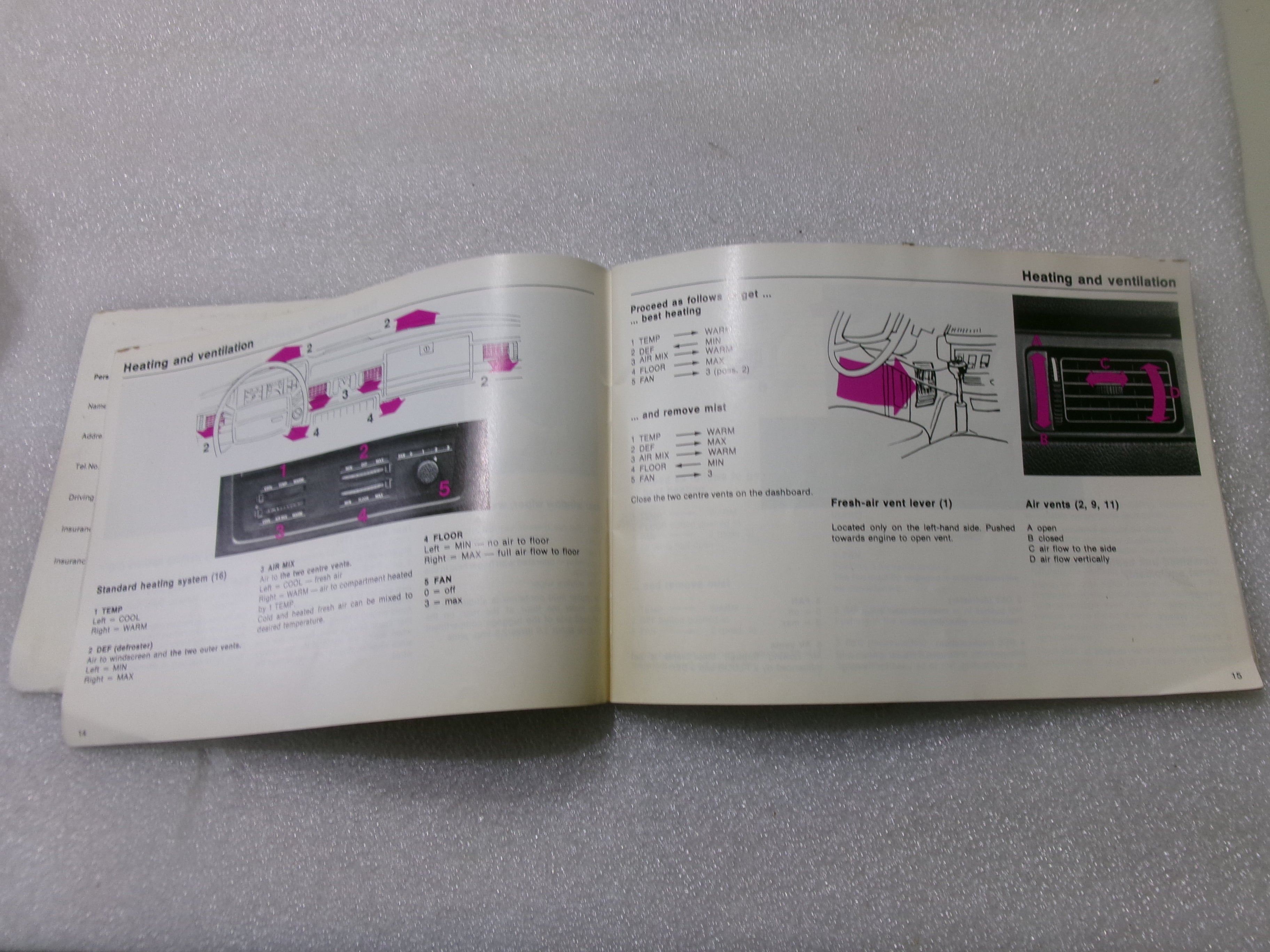 Volvo 242 244 245 Owners Manual