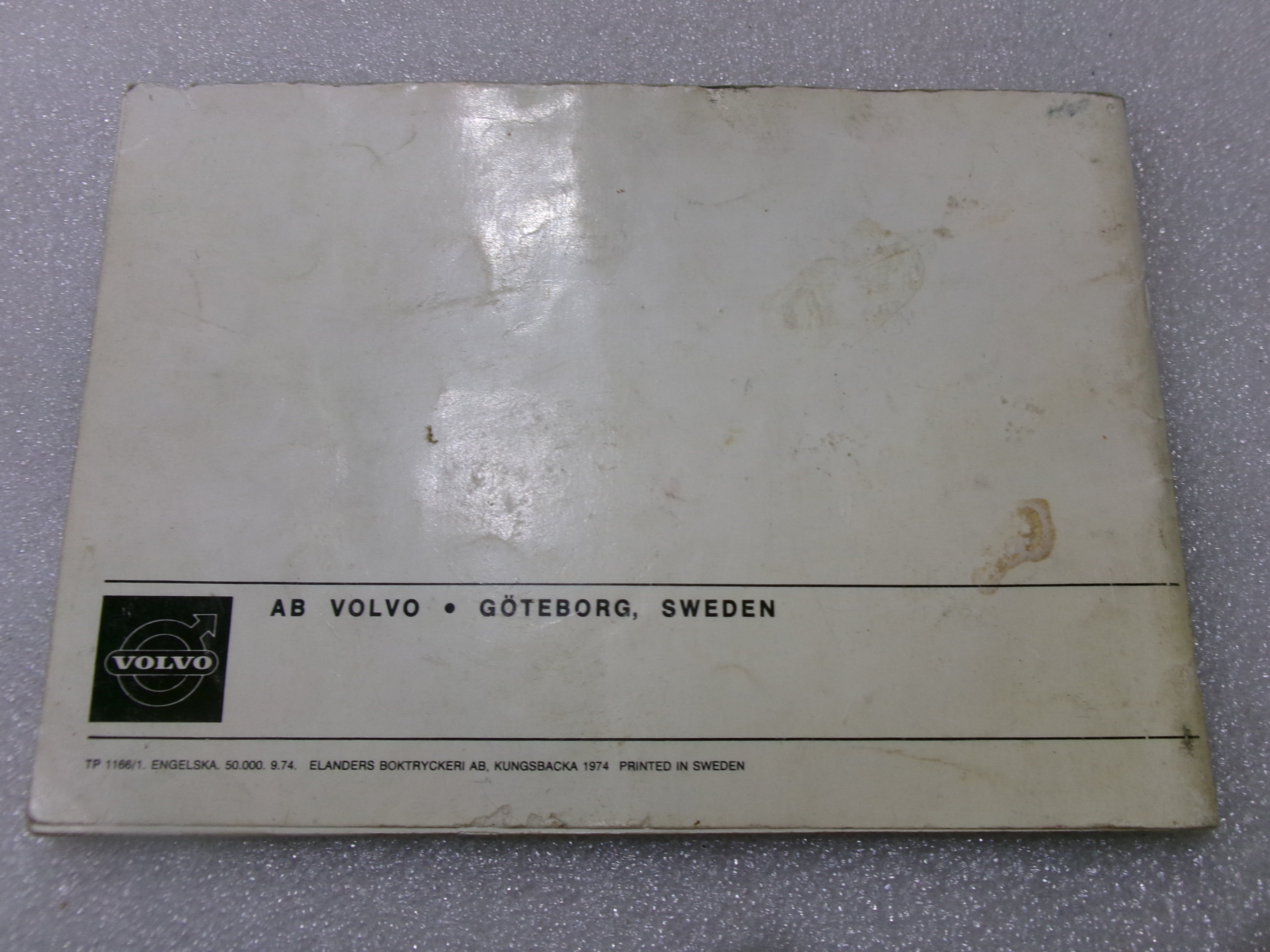 Volvo 242 244 245 Owners Manual