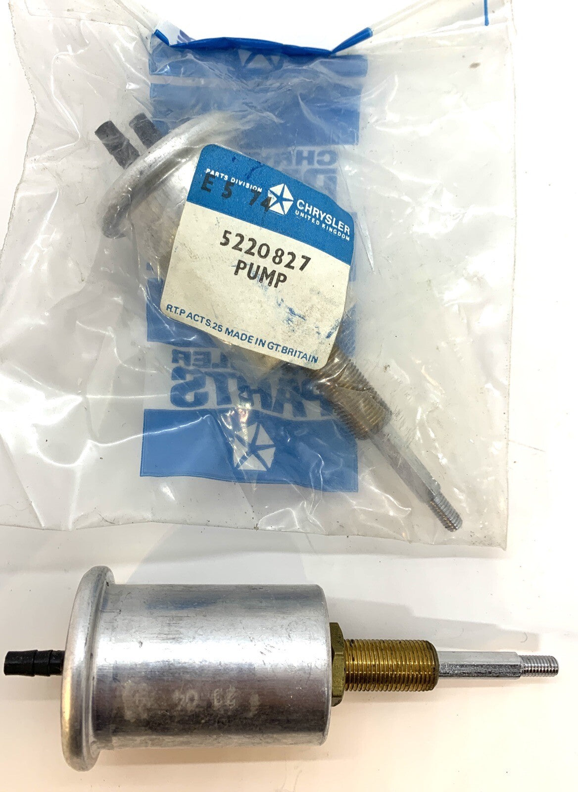 OEM 1974 New Old Stock Wiper Washer Pump for 1960s Chrysler - Bluemoon Classic Parts