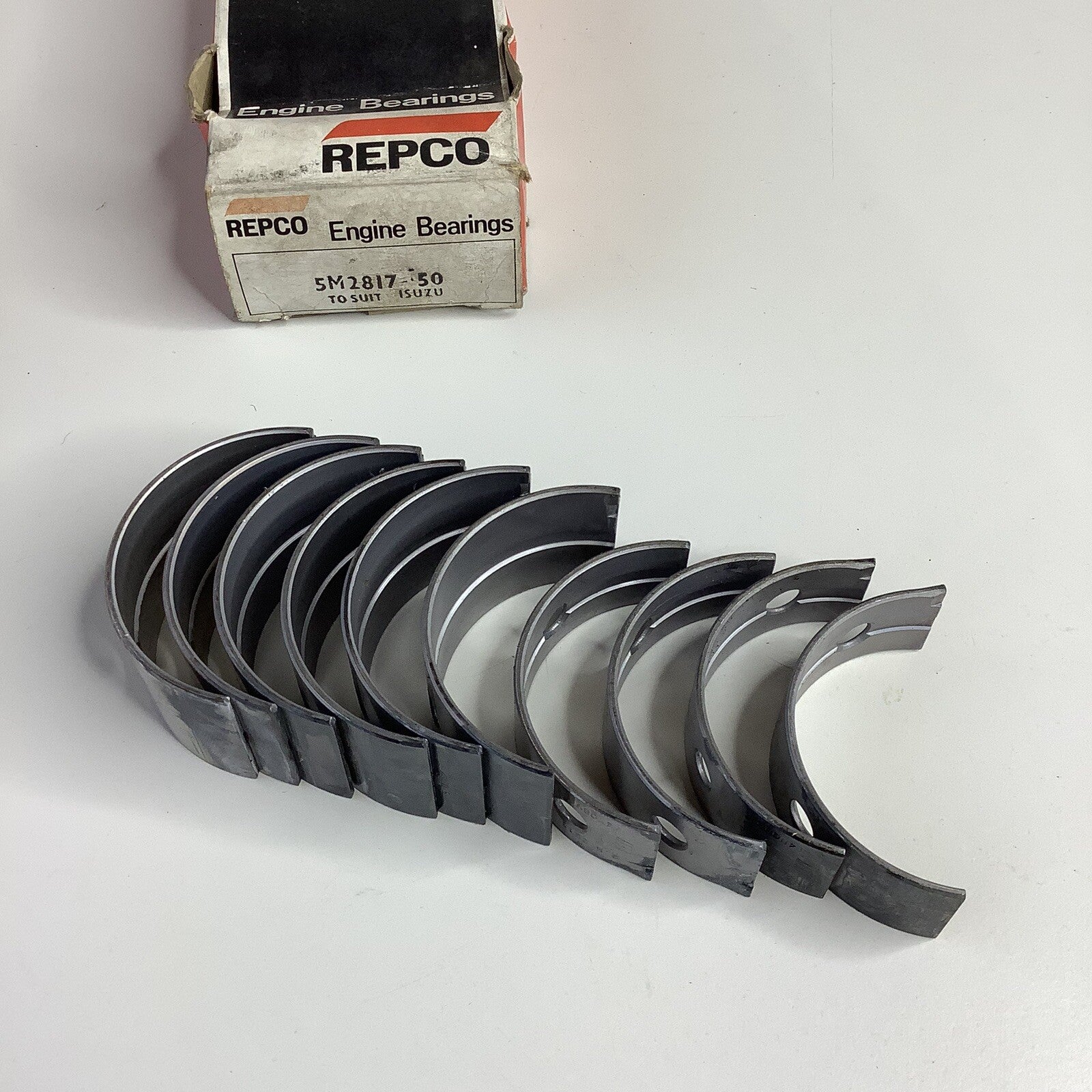 NOS 5M2817 .050 Main Bearing Set Suits Isuzu G130, 161, 161Z, 180z, 200z 1963-86 - Bluemoon Classic Parts