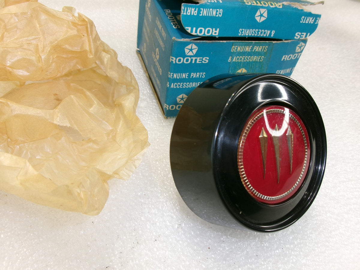 OEM NOS Rootes Black Horn Push Button for Hillman Husky all models 1954-1965 - Bluemoon Classic Parts