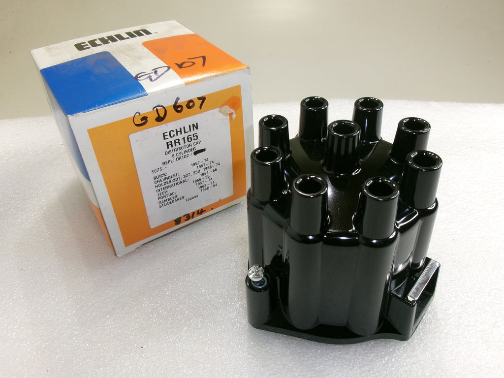 NOS Echlin 8cyl Distributor Cap GD607 DR102 for 1957-74 V8 Holden Chev Jeep - Bluemoon Classic Parts