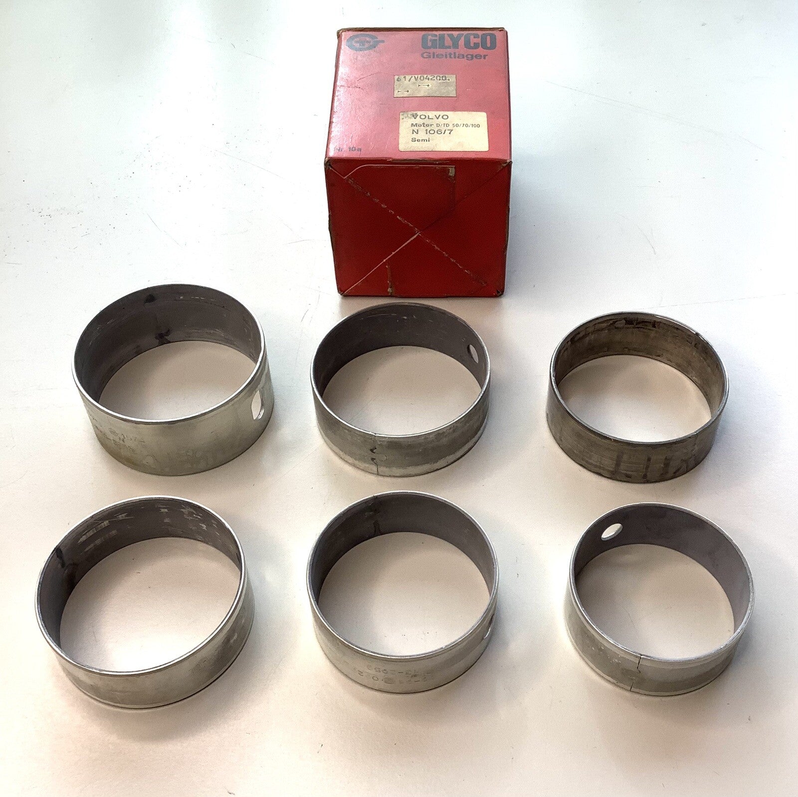 NOS Volvo Diesel Engine D TD 50 70 100 Bearing Set N106/7 Germany - Bluemoon Classic Parts
