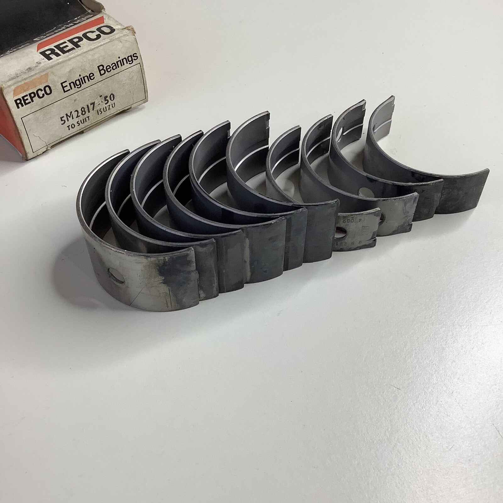 NOS 5M2817 .050 Main Bearing Set Suits Isuzu G130, 161, 161Z, 180z, 200z 1963-86 - Bluemoon Classic Parts