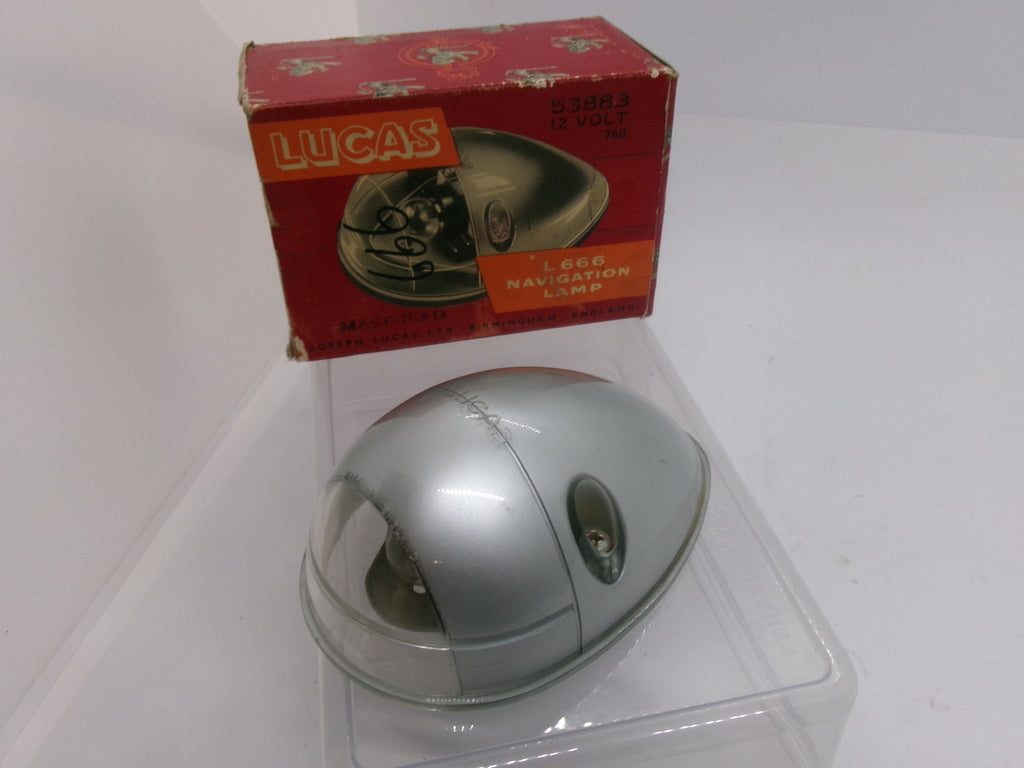 NOS Lucas Navigation Light L666 with original box - Bluemoon Classic Parts