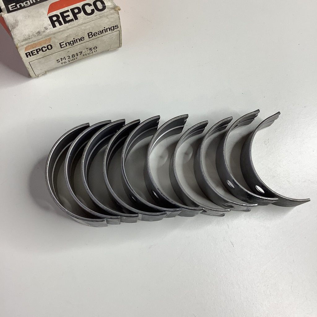 NOS 5M2817 .050 Main Bearing Set Suits Isuzu G130, 161, 161Z, 180z, 200z 1963-86 - Bluemoon Classic Parts