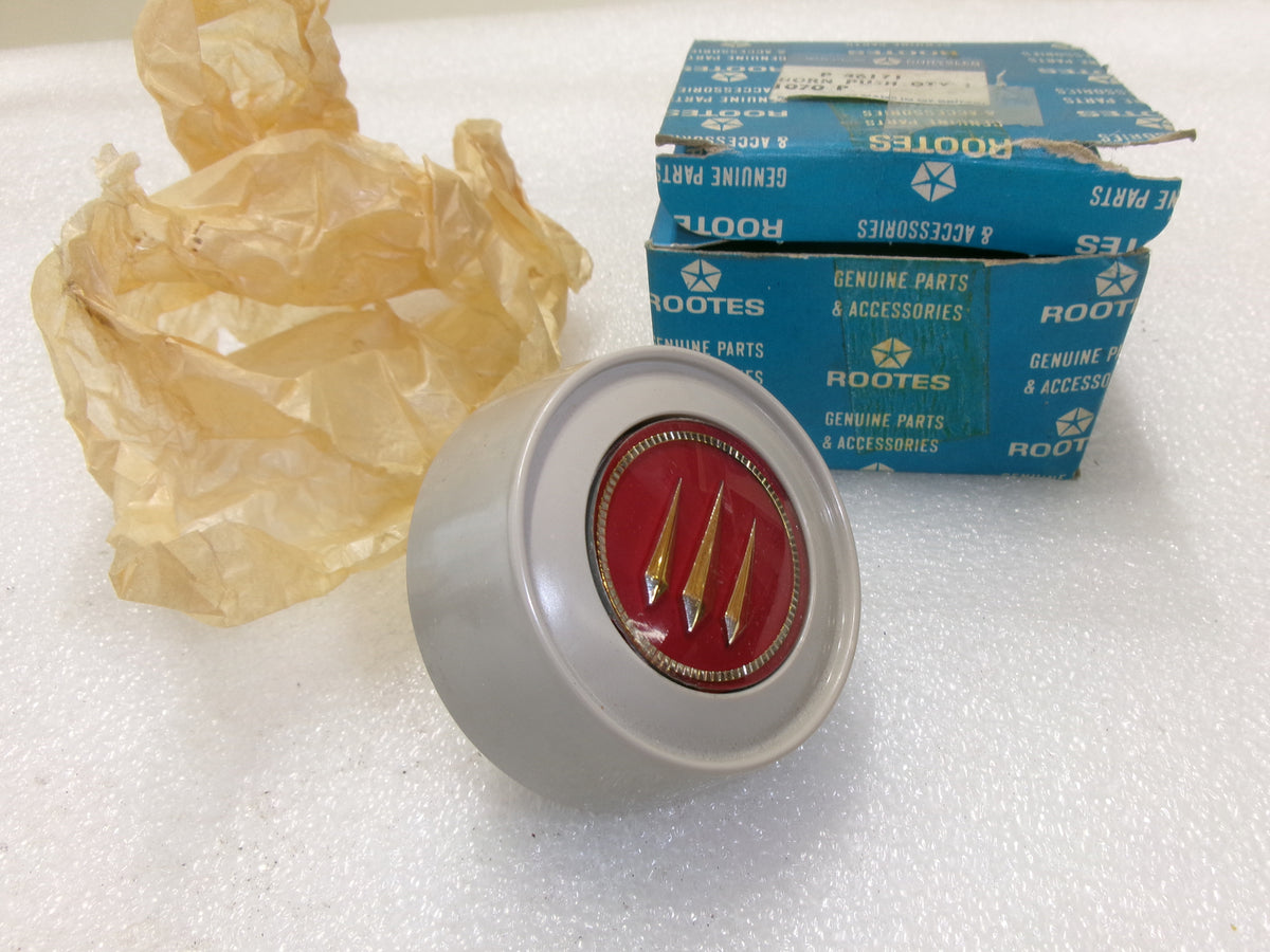 OEM NOS Lucas Rootes Grey Horn Push Button for Hillman Husky all models 1954- - Bluemoon Classic Parts