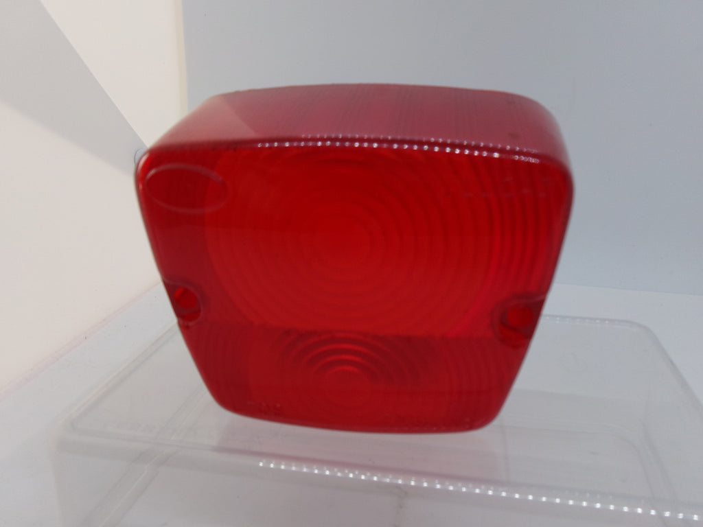 NOS Lucas Tail Light Lens Red/Clear L708 for Scammell AEC Guy Trucks - Bluemoon Classic Parts
