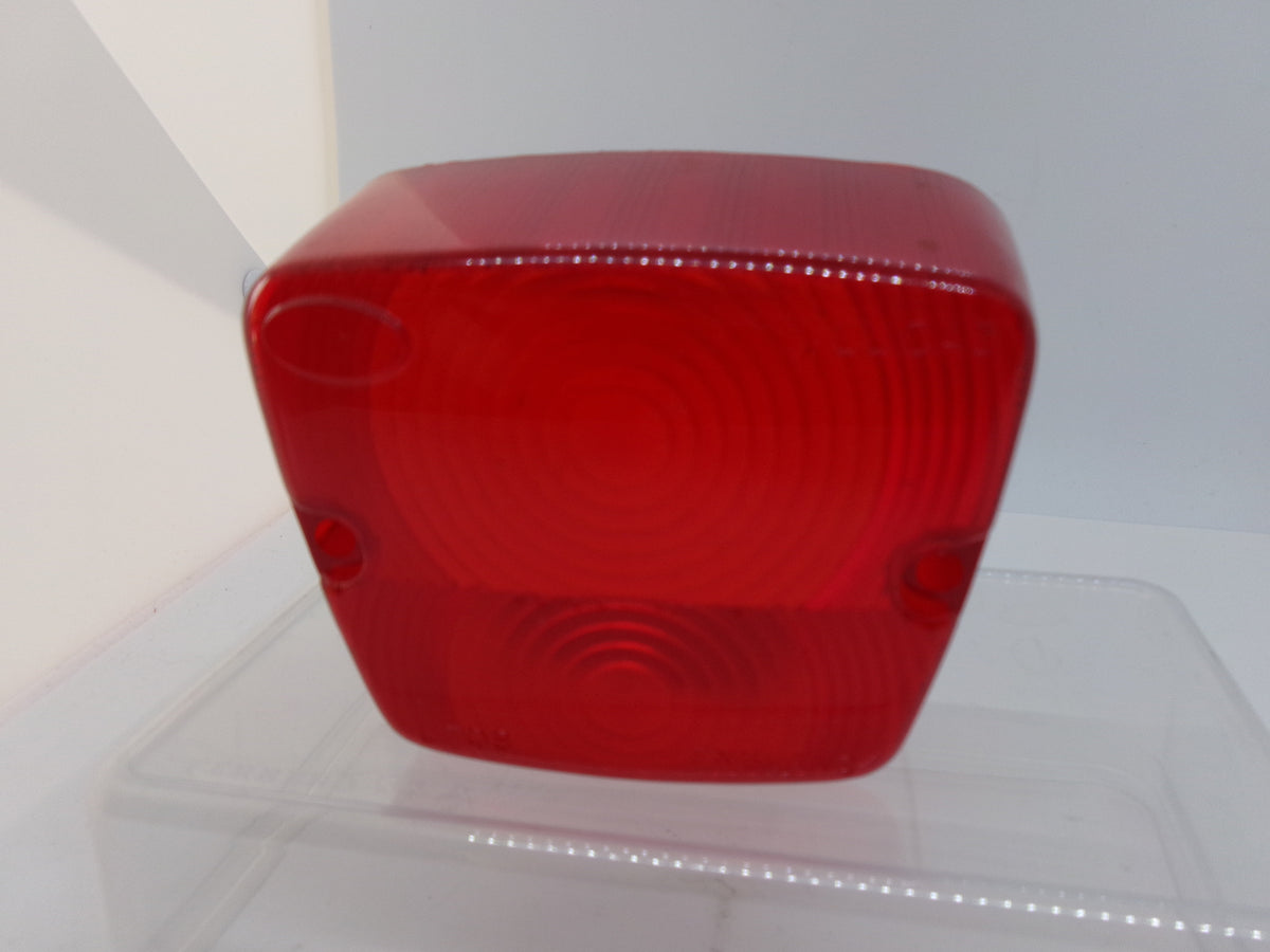 NOS Lucas Tail Light Lens Red/Clear L708 for Scammell AEC Guy Trucks - Bluemoon Classic Parts