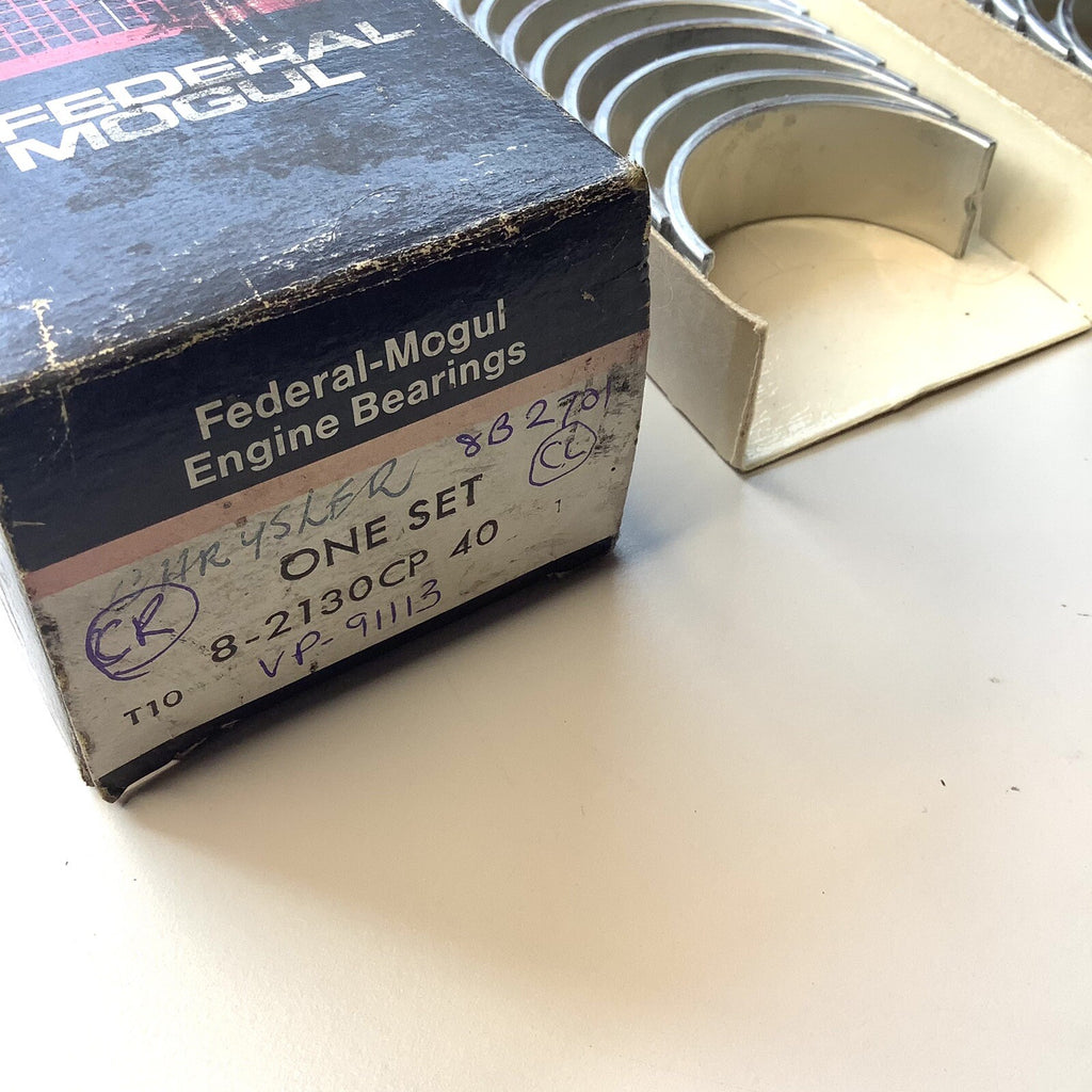 NOS Fed. M. Connecting Rod Bearing Set Chrysler Valiant Hemi V8 AP6 VC VE Royal - Bluemoon Classic Parts