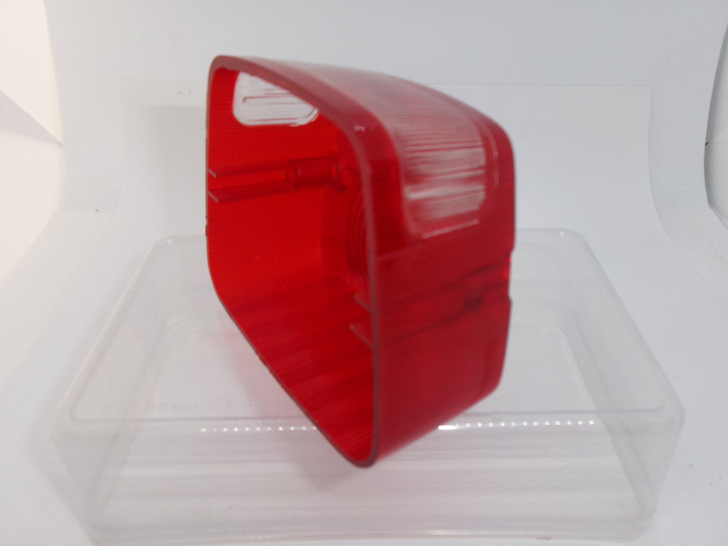 NOS Lucas Tail Light Lens Red/Clear L708 for Scammell AEC Guy Trucks - Bluemoon Classic Parts
