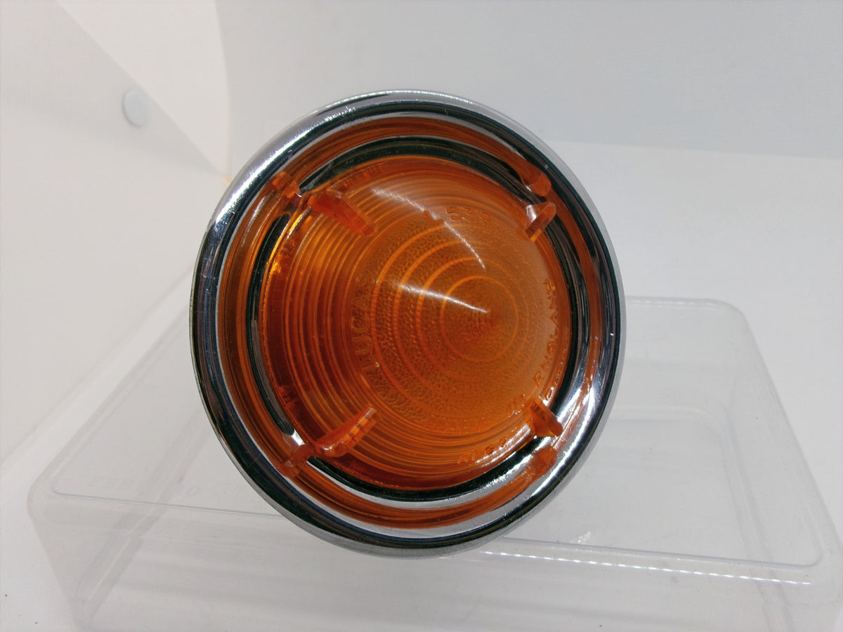 NOS Lucas Indicator Lamp Assembly L539 Amber MGA Jaguar Wolsele - Bluemoon Classic Parts