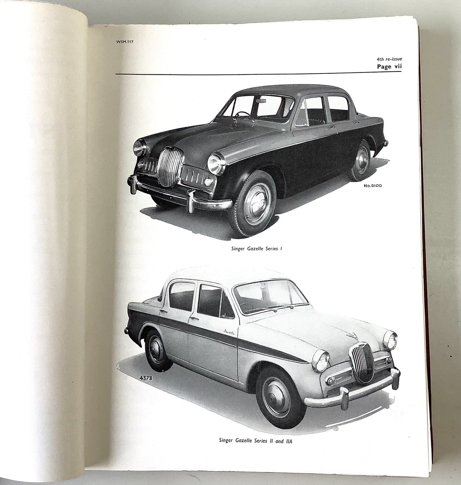 OEM Singer Gazelle Series I-IIIC Workshop Manual & Bodywork Supplement, VGC - Bluemoon Classic Parts