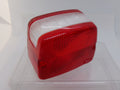 NOS Lucas Tail Light Lens Red/Clear L708 for Scammell AEC Guy Trucks - Bluemoon Classic Parts