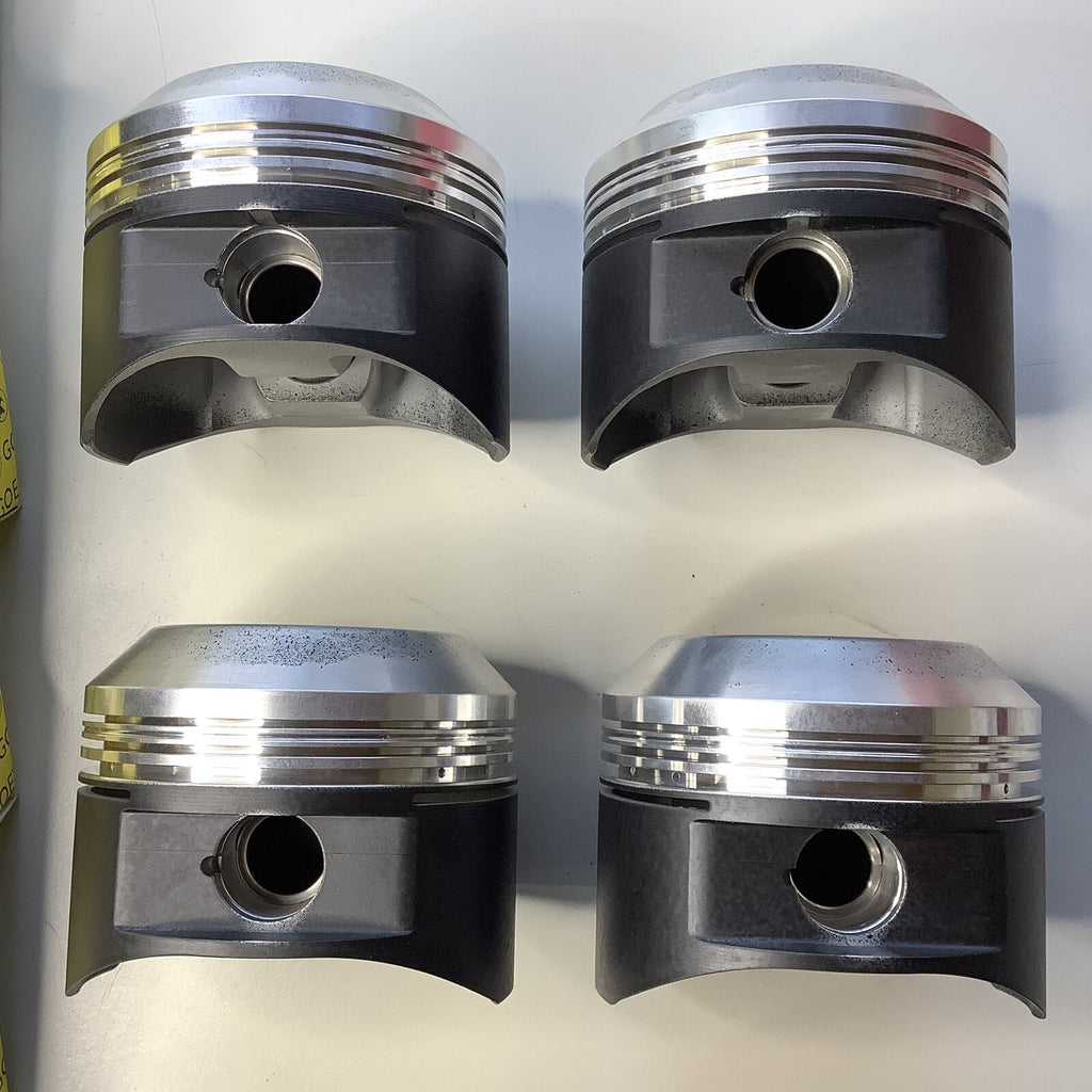 NOS 4 x SPS Forged Pistons & Goezte Rings 3.937” 1921-29 Bentley 4.5L 7:1 Com - Bluemoon Classic Parts