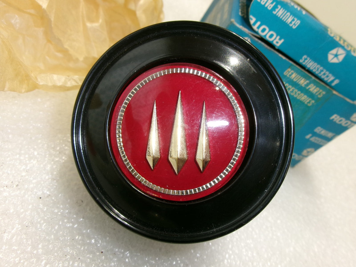 OEM NOS Rootes Black Horn Push Button for Hillman Husky all models 1954-1965 - Bluemoon Classic Parts