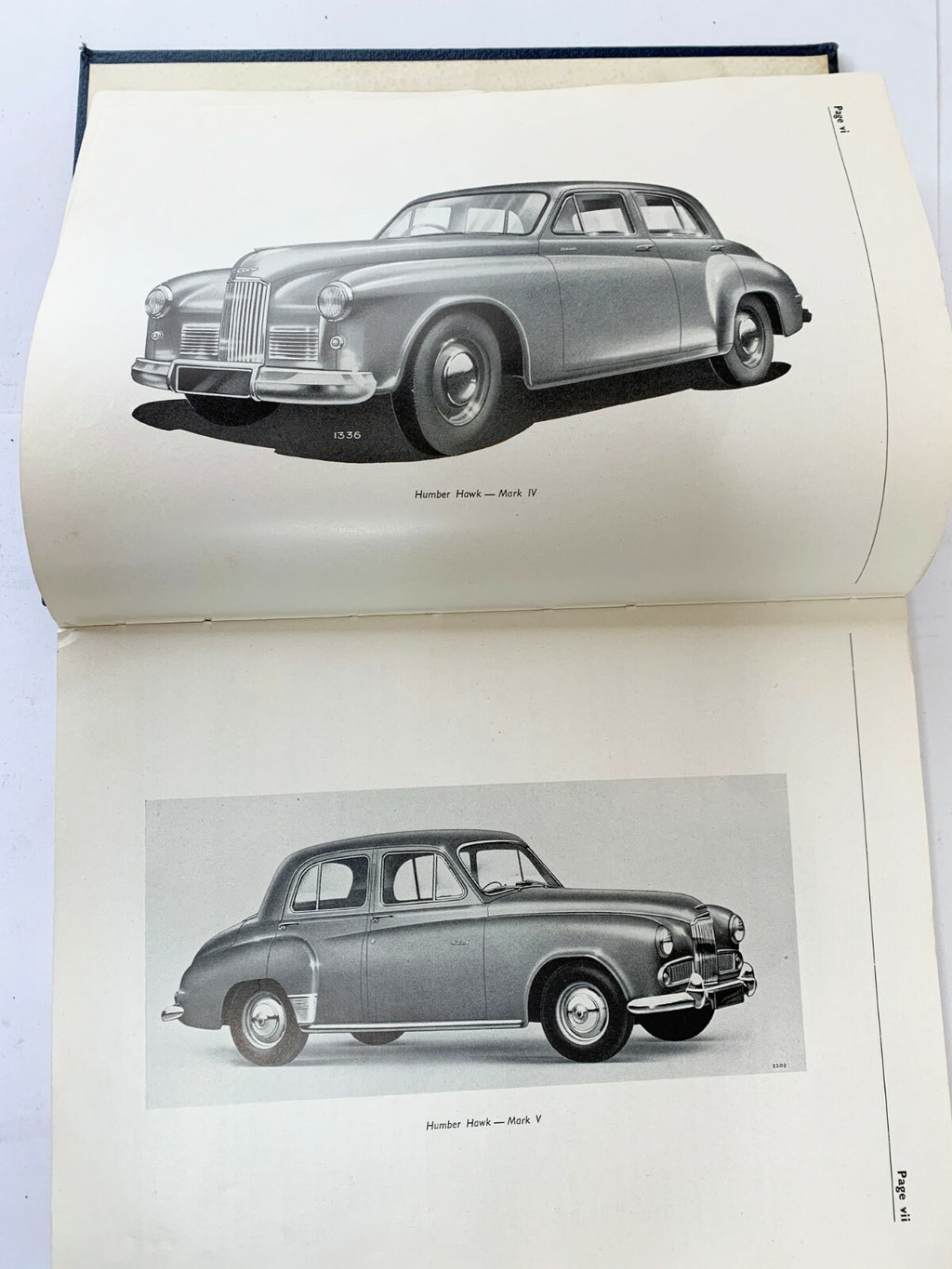 OEM Humber Hawk Mark III IV & V Workshop Manual, Good Cond. w/ Pull Out Chart - Bluemoon Classic Parts