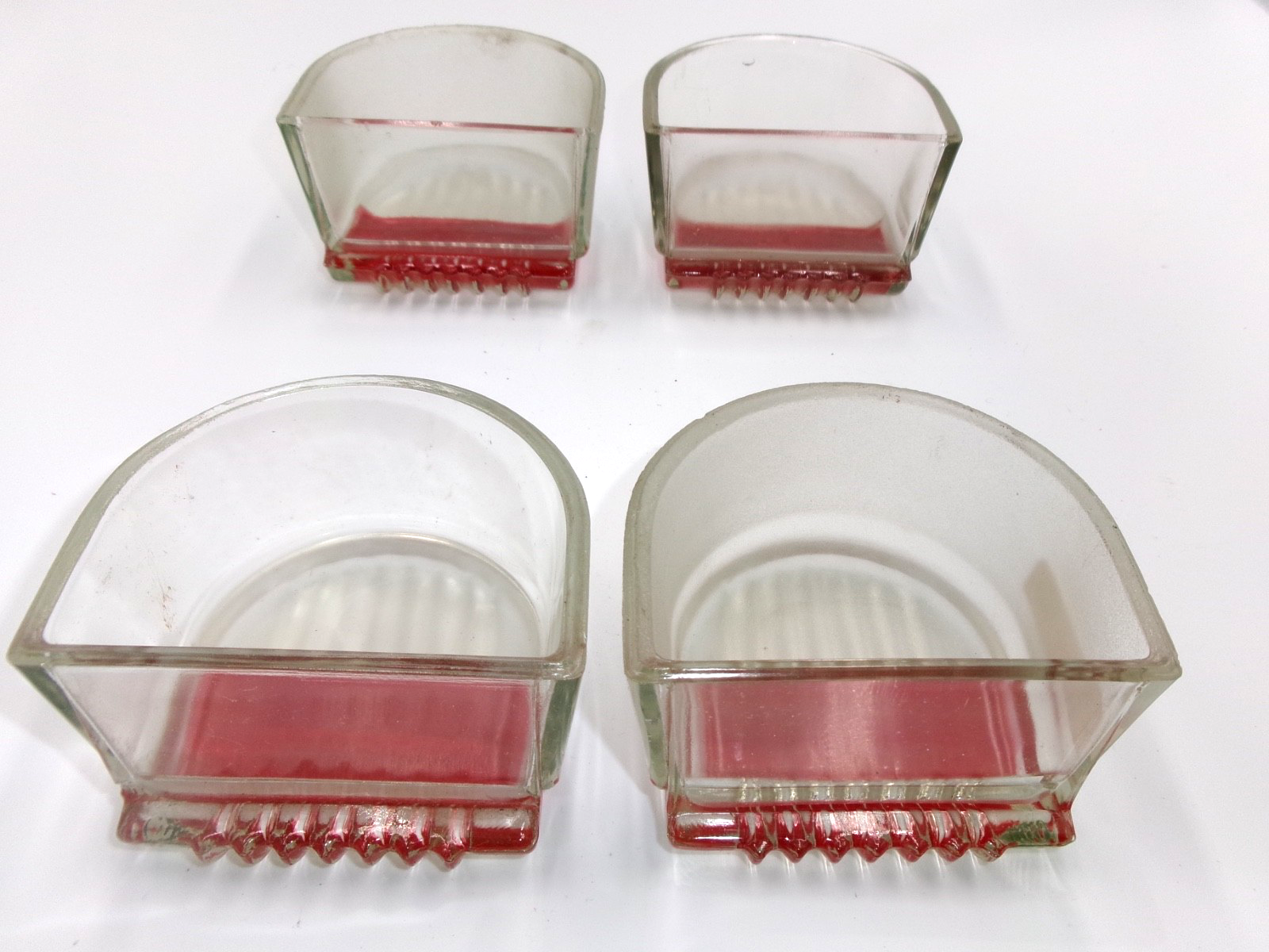 One PAIR Lucas Genuine L476 D Lamps Stop Tail Number Plate Glass Lenses 572442 - Bluemoon Classic Parts