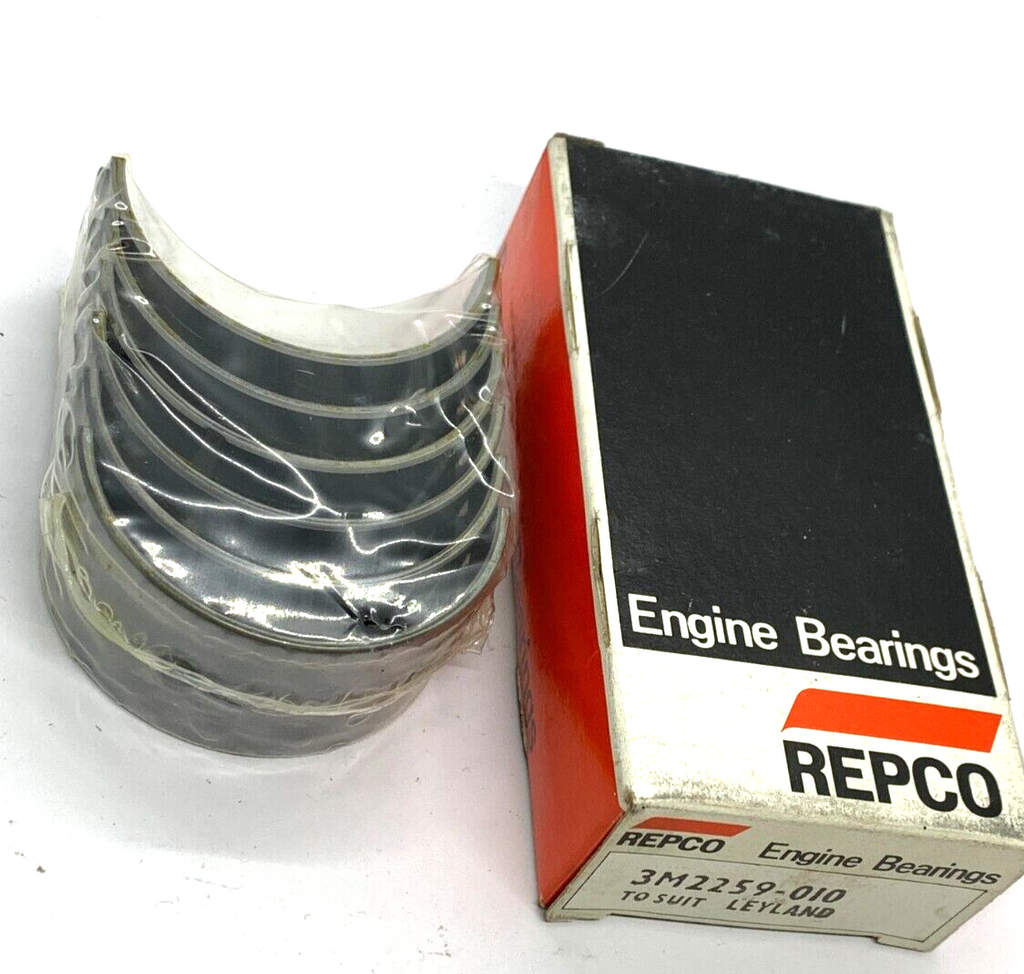 NOS Main Bearings 3M2259 .010" Leyland - Bluemoon Classic Parts