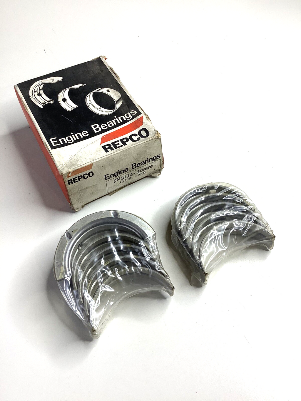 NOS 1983-1991 Mazda Capella F8 FE Main Bearing Set .50mm - Bluemoon Classic Parts