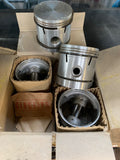 AE 4cyl Standard NOS Piston Set .020" Bore 85mm 3.35" - Bluemoon Classic Parts