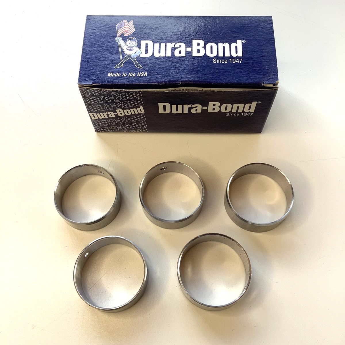 NOS 5C679S STD Camshaft Bearing Set Chrysler Buick 1963-1967 215 300 & 340 V8 - Bluemoon Classic Parts