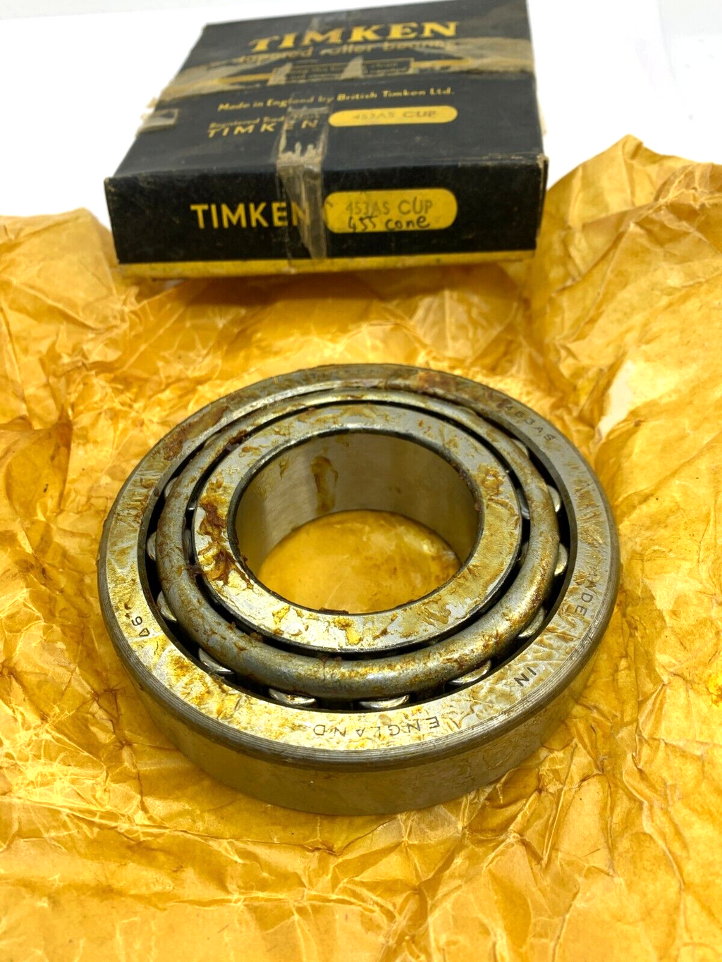One TIMKEN Roller Bearing 453AS Cup 455 Cone Heavy AEC Albion Commer Karrier - Bluemoon Classic Parts