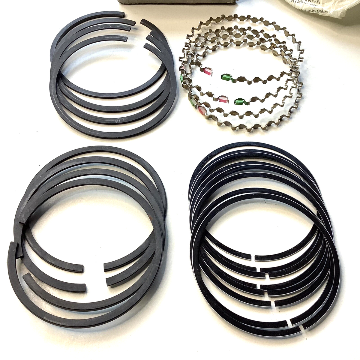 NOS Grant Piston Ring Set Ford Consul MK II 240E Zephyr 4 Bore 82.55mm” +.020” - Bluemoon Classic Parts