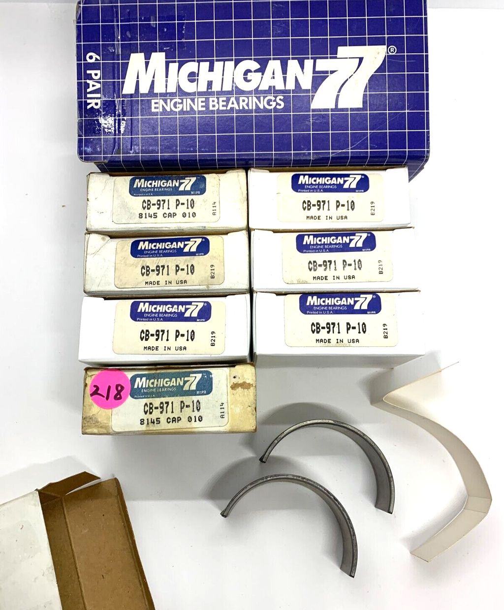 NOS Clevite Engine Bearings 0.010" 8 sets Cummins 140 155 185 210 504 - Bluemoon Classic Parts