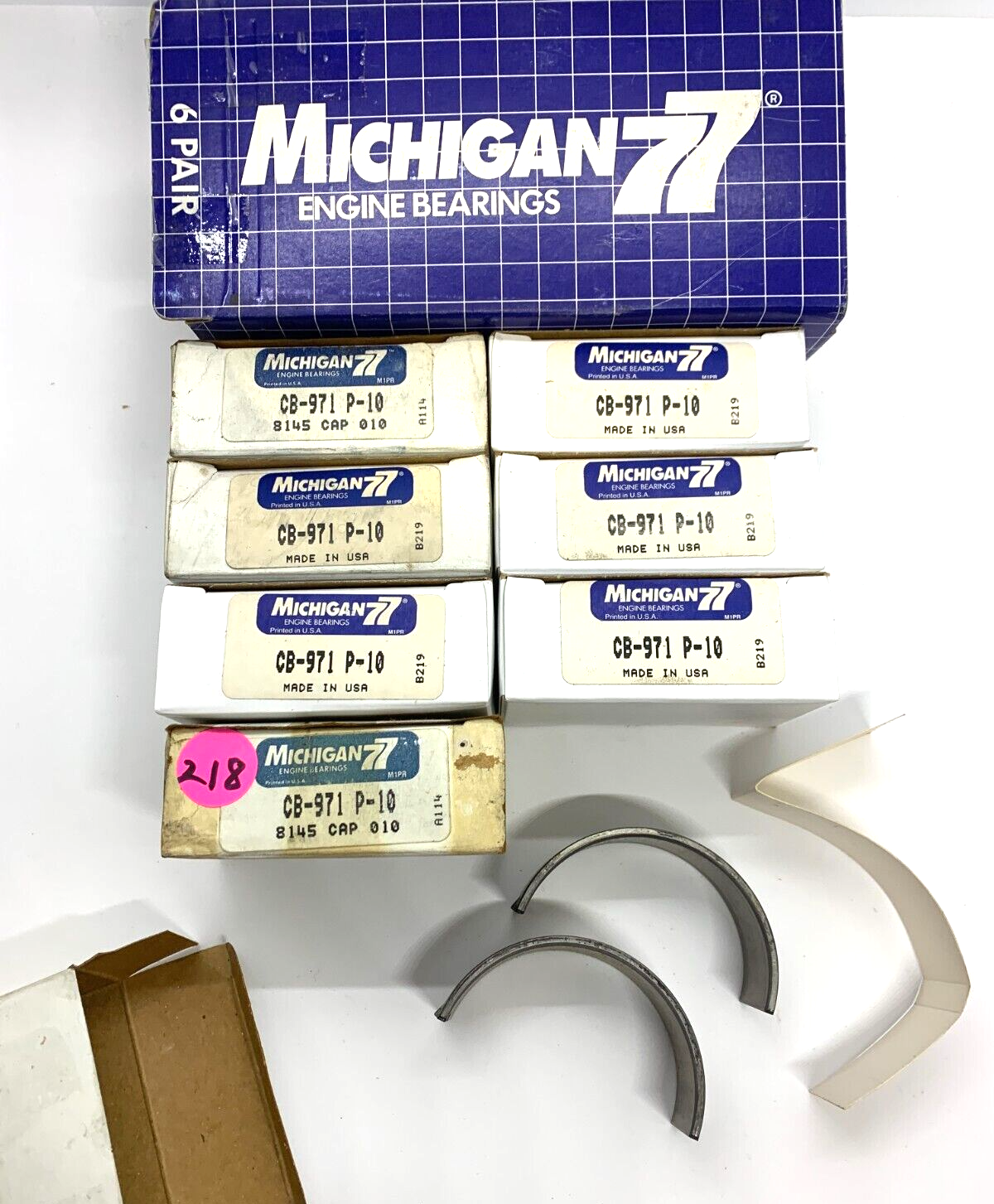 NOS Clevite Engine Bearings 0.010" 8 sets Cummins 140 155 185 210 504 - Bluemoon Classic Parts