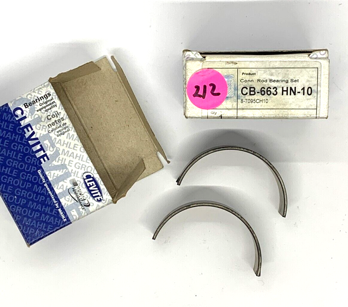 NOS Clevite H/Perf CONROD Bearings 2 SETS only 0.010" S/B Chev Lge Journal - Bluemoon Classic Parts