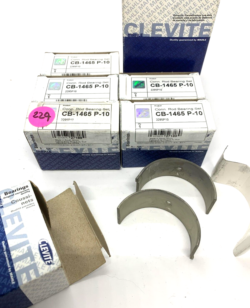 NOS Clevite CONROD Engine Bearings .010" JAGUAR 6 cyl 2483-4235cc - Bluemoon Classic Parts