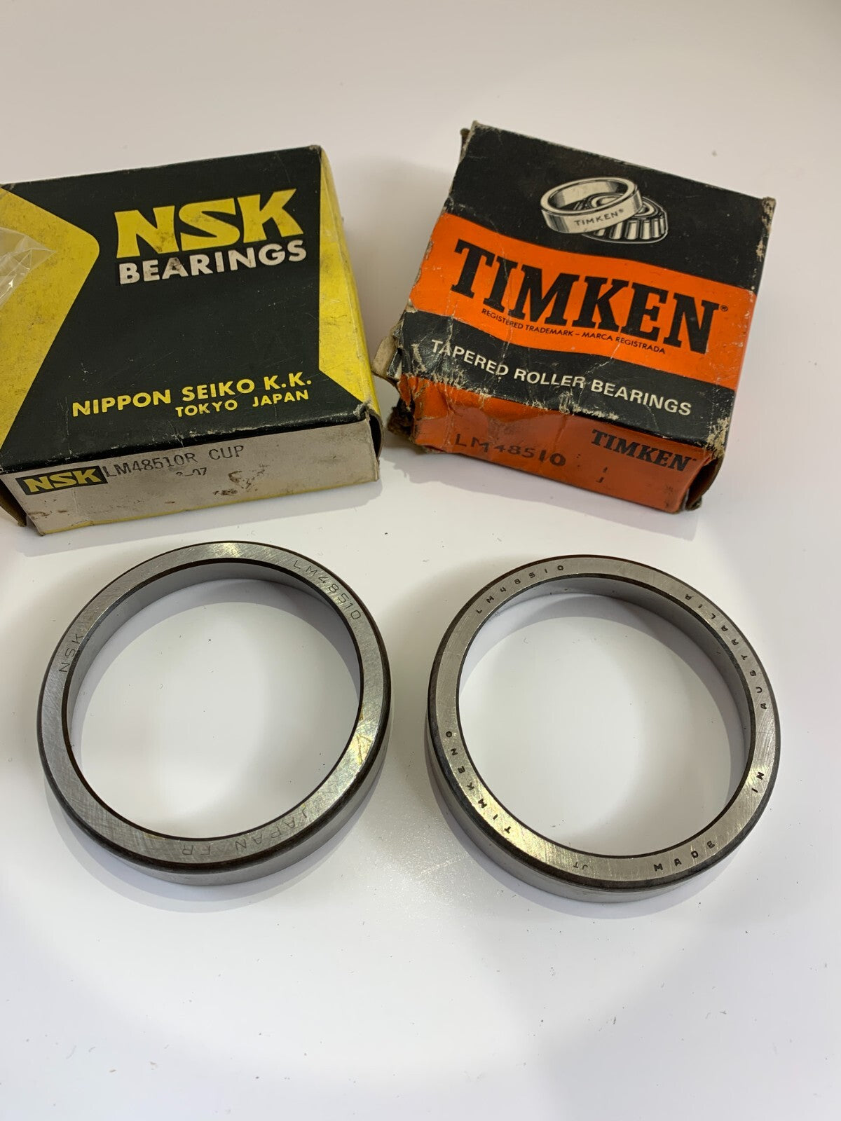 One PAIR TIMKEN Bearing Cones 48548 Cups 48510 Daimler Majestic, Ford Thames - Bluemoon Classic Parts