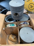 Hepolite 4cyl 3 3/8" STD NOS Complete Piston Set Morgan Triumph Standard? TBA - Bluemoon Classic Parts