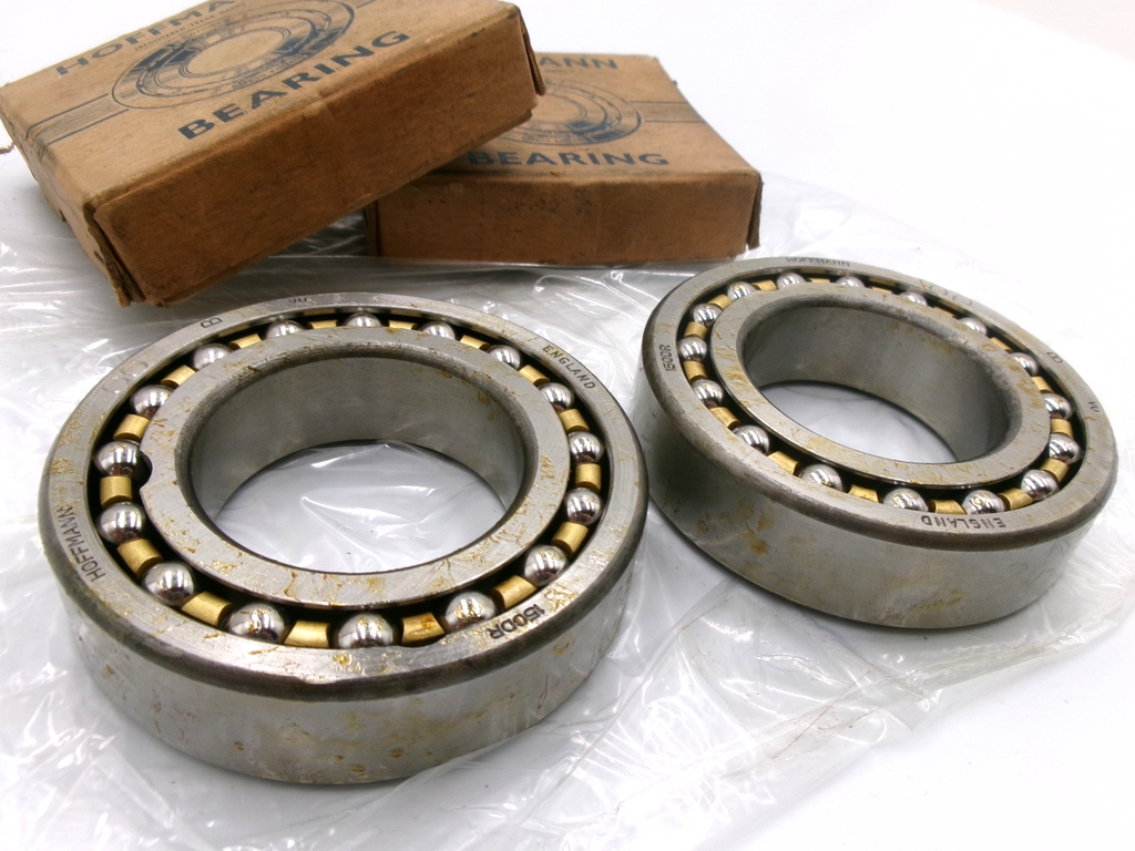 NOS One PAIR Hoffmann Deep Groove Roller Bearings 150DR 50 x 90 x 23mm England - Bluemoon Classic Parts