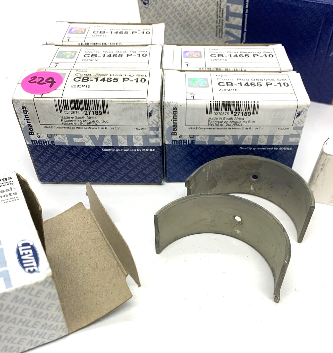 NOS Clevite CONROD Engine Bearings .010" JAGUAR 6 cyl 2483-4235cc - Bluemoon Classic Parts