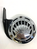 6V Vehicle Horn Circa WWII EA Laboratories Brooklyn Motorcycle Horn with bracket Harley - Bluemoon Classic Parts