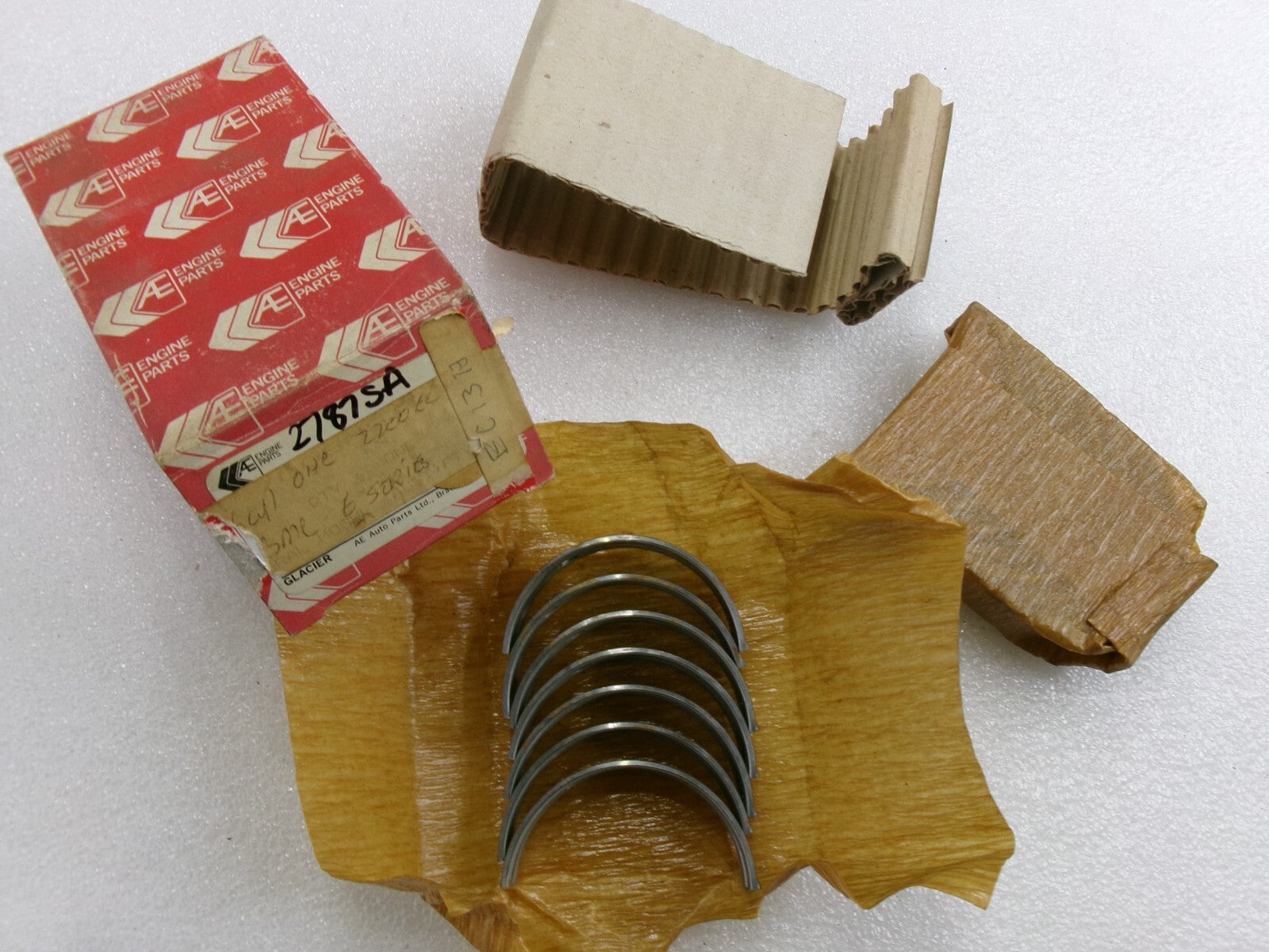 NOS AE MAIN Bearings STD for 6cyl Austin Morris Wolseley 2200cc E series - Bluemoon Classic Parts