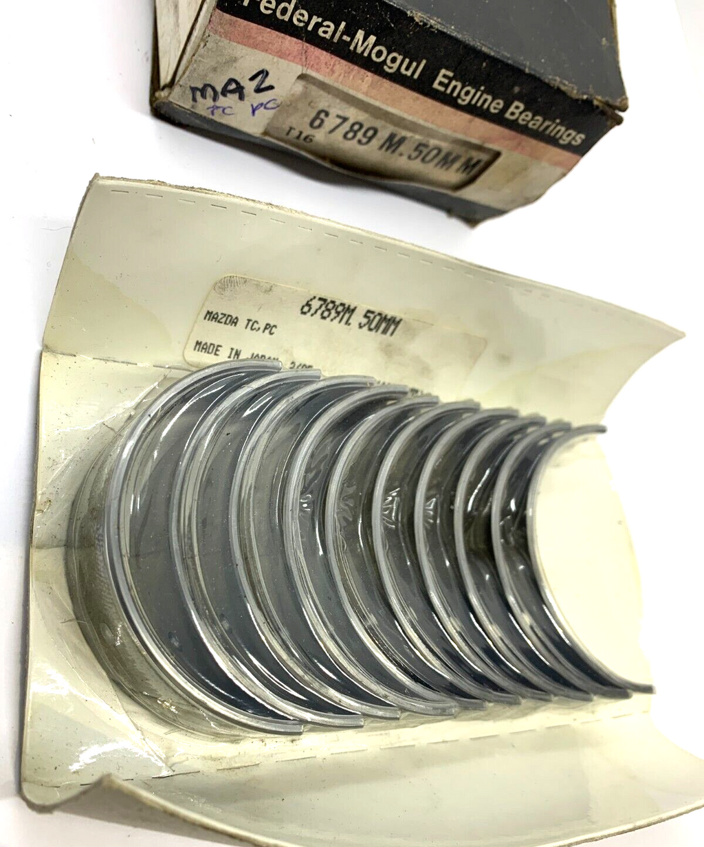 NOS ACL Main Bearings 6789M .50mm 1965- 1984 MAZDA 1000 323 TC PC Engines - Bluemoon Classic Parts