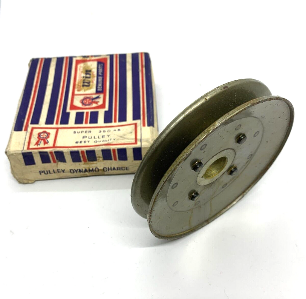 NOS BMC OEM Generator Pulley 4" Diameter Austin MG Mini Morris Wolseley Riley - Bluemoon Classic Parts