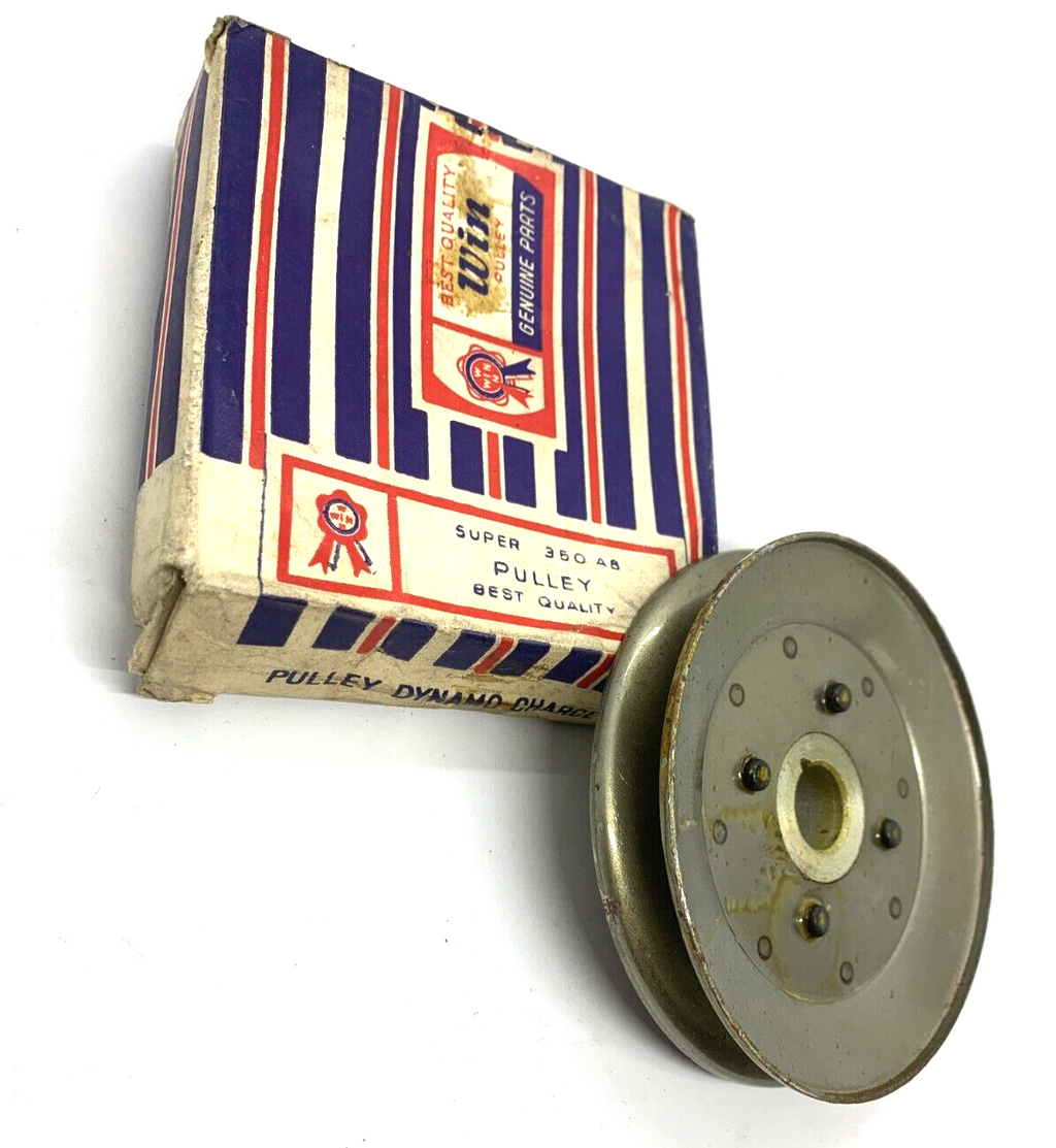 NOS BMC OEM Generator Pulley 4" Diameter Austin MG Mini Morris Wolseley Riley - Bluemoon Classic Parts