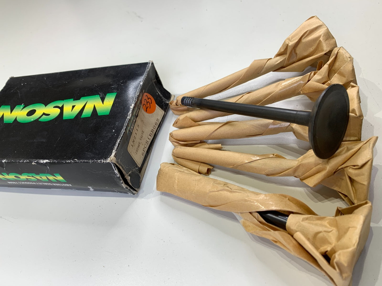 New Old Stock 'Old School' Nason Ford X Flow 6 cylinder Inlet Valves Set - Bluemoon Classic Parts
